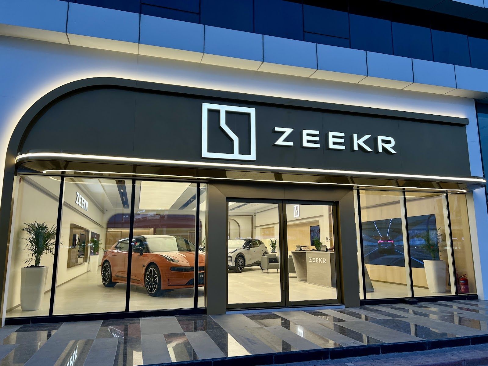 Zeekr showroom — AW Rostamani in Dubai